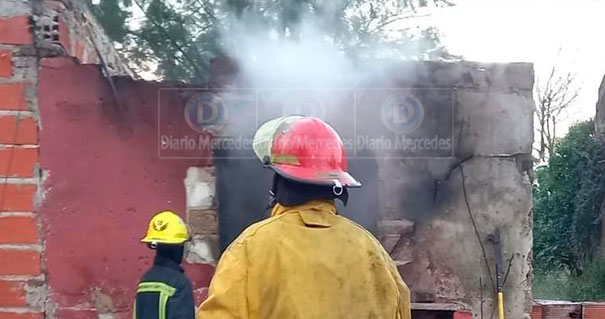 Se registro un incendio de vivienda.