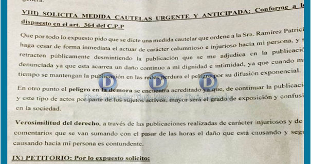 La justicia rechazó una cautelar al intendente Diego Caram