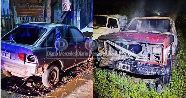 Sospecha de intencionalidad: dos vehículos incendiados en la noche del viernes